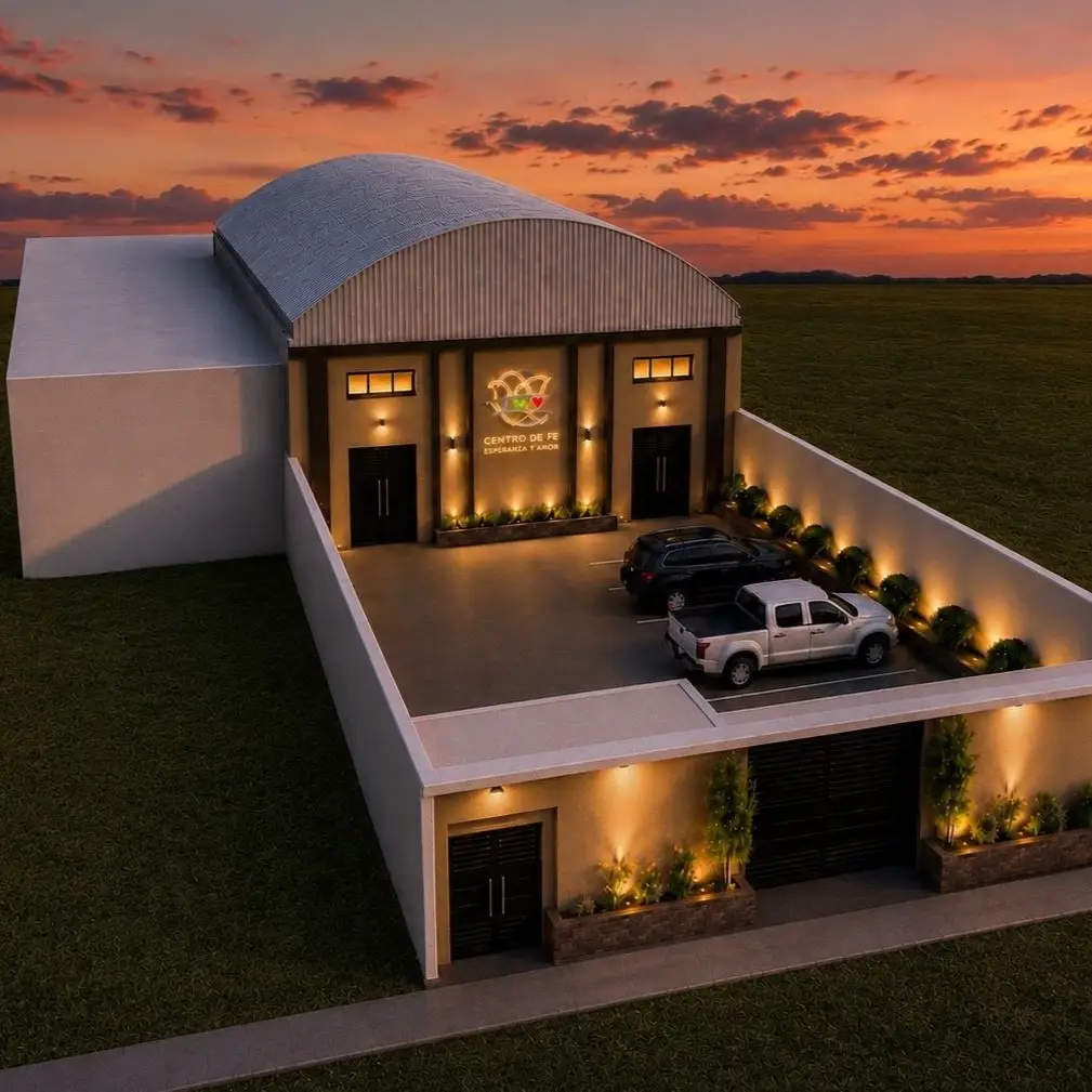 Construcción de iglesia Centro de Fe, Esperanza y Amor en Chiconautla, Estado de México